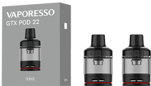 Carica l'immagine nel visualizzatore di Gallery, GTX Pod 22/26 3,5/5ml. Ricambio per Vaporesso GTX GO40/80 Kit - conf. 2 pezzi