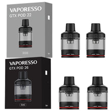 Carica l'immagine nel visualizzatore di Gallery, GTX Pod 22/26 3,5/5ml. Ricambio per Vaporesso GTX GO40/80 Kit - conf. 2 pezzi