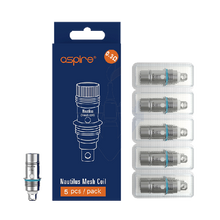 Carica l'immagine nel visualizzatore di Gallery, Testine Resistenze Nautilus BVC/2S MESH COIL/ Triton mini - Ohm 0.3/0.4/0.7/1.0/1.6/1.8 - 5 pezzi - Aspire
