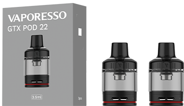 GTX Pod 22/26  3,5/5ml. Ricambio per Vaporesso GTX GO40/80 Kit - conf. 2 pezzi