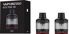 Carica l&#39;immagine nel visualizzatore di Gallery, GTX Pod 22/26  3,5/5ml. Ricambio per Vaporesso GTX GO40/80 Kit - conf. 2 pezzi
