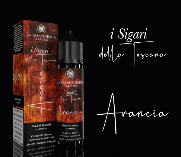 SIGARO ARANCIA 20ml. (60ml.) - I Sigari della Toscana - Linea Deluxe - La Tabaccheria