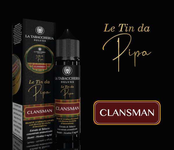 CLANSMAN 20ml. (60ml.) - Le Tin da Pipa - Linea Deluxe - La Tabaccheria