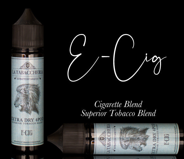 E-CIG 20ml. (60ml.) Extradry 4Pod - Estratto di Tabacco Original White - La Tabaccheria