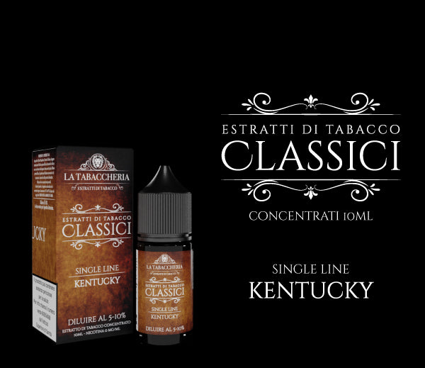 KENTUCKY aroma concentrato 10 ml - Linea Estratti di Tabacco Classici - LA TABACCHERIA