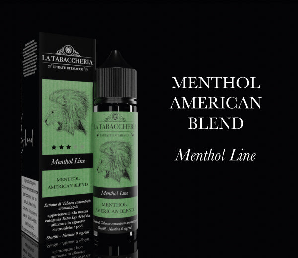 MENTHOL AMERICAN BLEND 20ml. (60ml.) Extradry 4Pod - Estratto di Tabacco Original White - La Tabaccheria