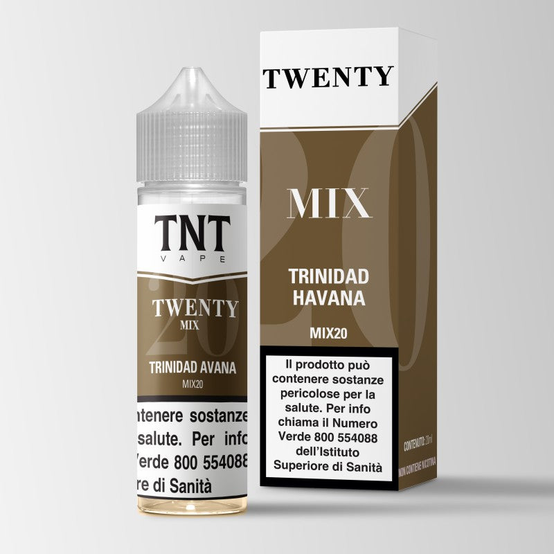 Twenty Mix TRINIDAD HAVANA - TNT Vape - 20 ml. (20+40) Distillato Puro