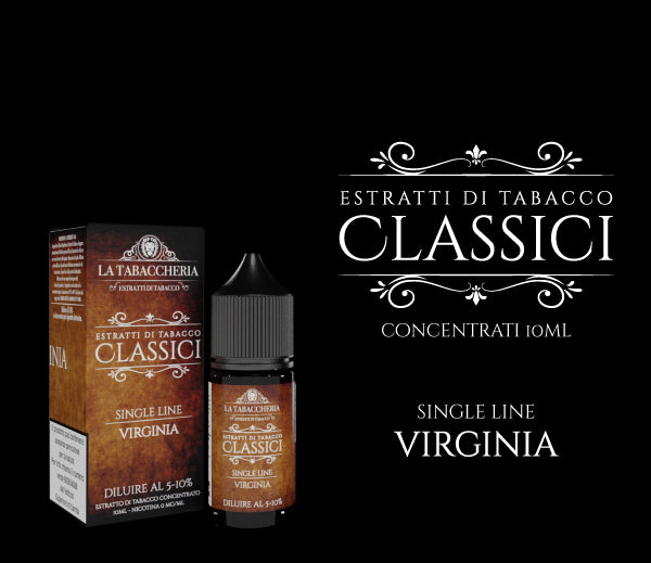 VIRGINIA aroma concentrato 10 ml - Linea Estratti di Tabacco Classici - LA TABACCHERIA