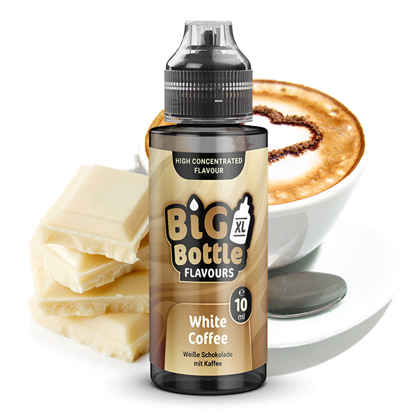 WHITE COFFEE - Big Bottle - Aroma Concentrato 10 ml. (Chubby 120ml.)