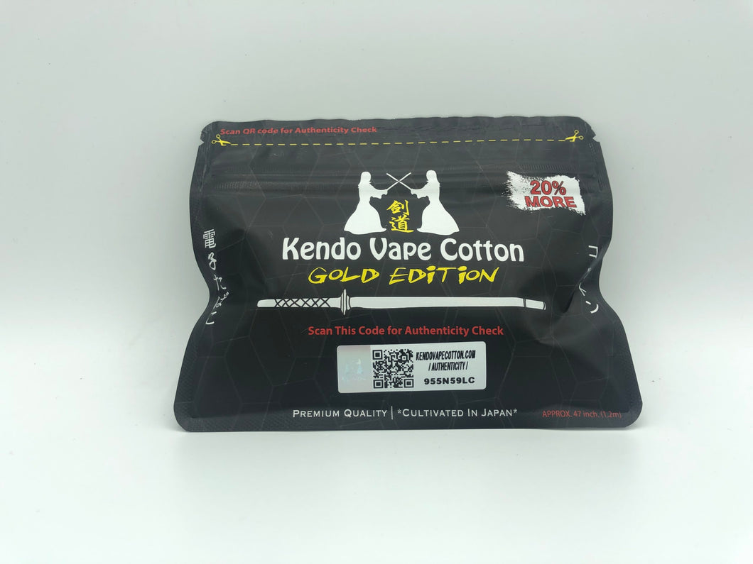 Kendo Vape cotton gold edition
