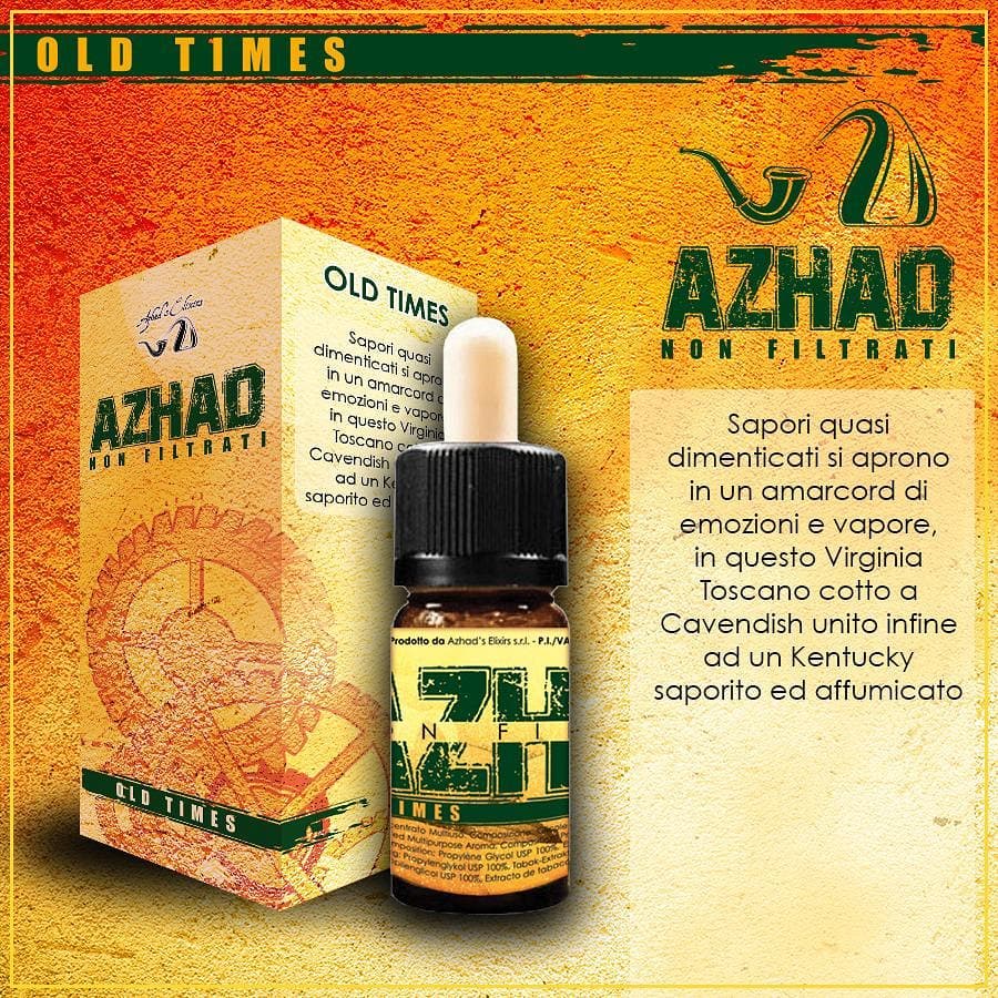 Old Times - Azhad's 10 ml. Non Filtrati
