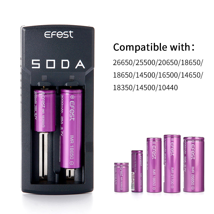 Efest Soda Caricabatterie Dual